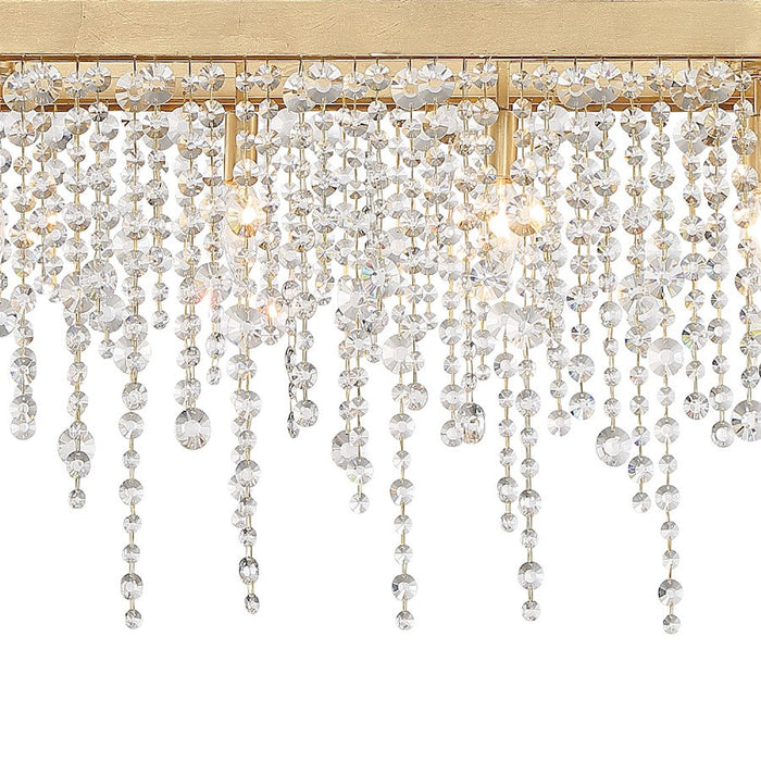 Crystorama Winham Chandelier, Antique Gold