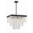 Crystorama Winham 8 Light 22" Chandelier, Black Forged - WIN-618-BF-CL-MWP