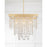 Crystorama Winham Chandelier, Antique Gold