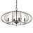 Crystorama Zucca 4 Light Chandelier, English Bronze - ZUC-A9034-EB-GA