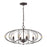 Crystorama Zucca Chandelier, English Bronze