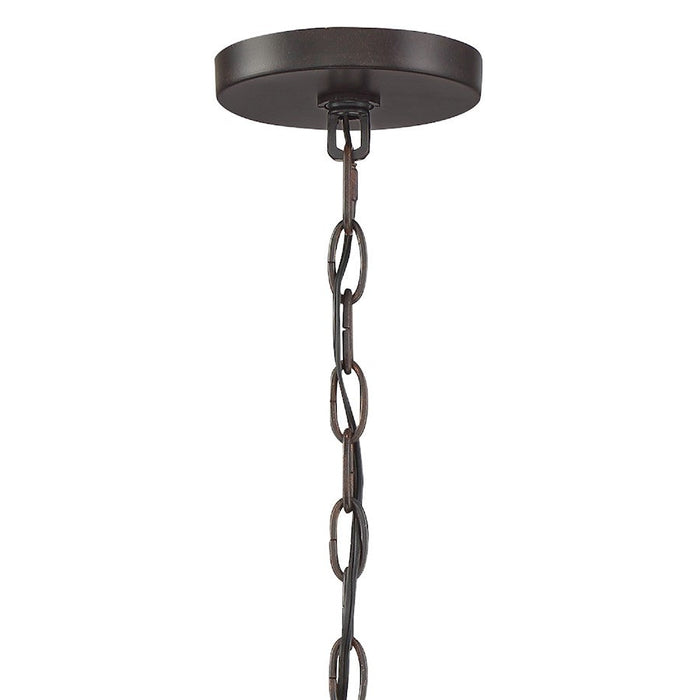 Crystorama Zucca Chandelier, English Bronze