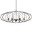 Crystorama Zucca 6 Light Chandelier, English Bronze - ZUC-A9036-EB-GA