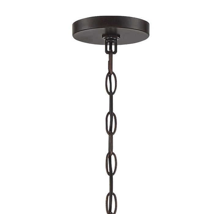 Crystorama Zucca Chandelier, English Bronze