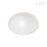 Dainolite Frida 1 Light 30W Flush Mount, Matte White - FID-1630LEDFH-MW