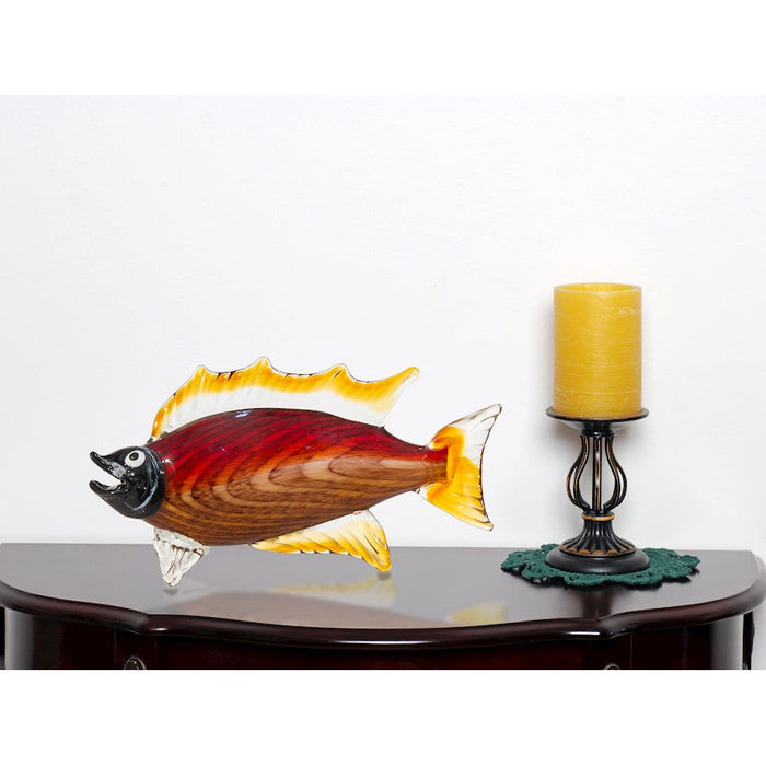 Dale Tiffany Kuril Fish Handcrafted Art Glass Figurine