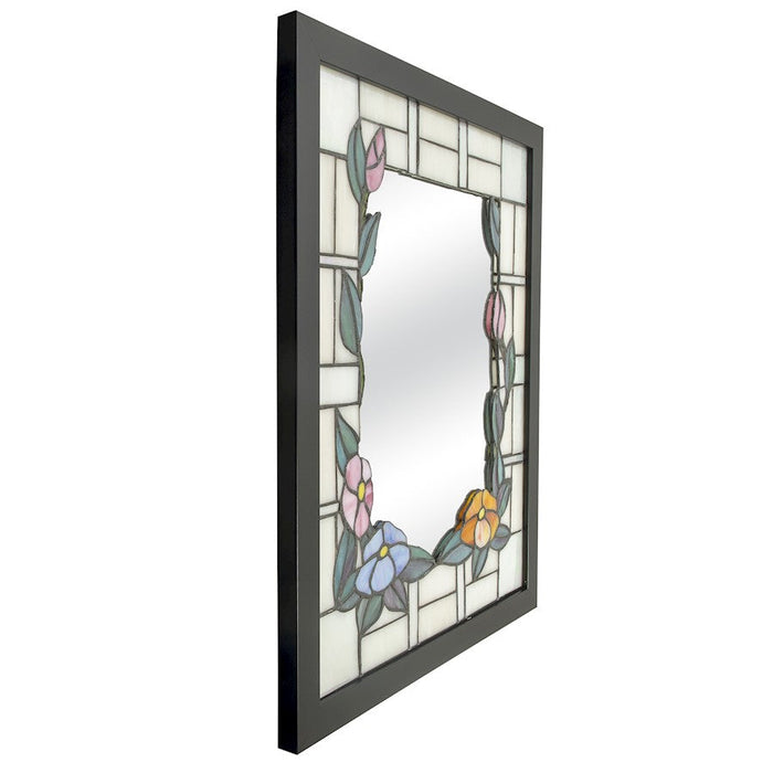 Dale Tiffany Floral Tiffany Framed Mirror