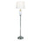 Dale Tiffany Castle Mountains 24% Lead Crystal Floor Lamp, Nickel - SGF17178F