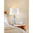 Dale Tiffany Culmore 24% Lead Crystal Table Lamp, Satin Nickel