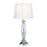 Dale Tiffany Powis 24% Lead Crystal Table Lamp, Polished Chrome - SGT16160F