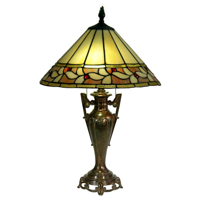 Dale Tiffany Barringer Tiffany Table Lamp, Fieldstone - TT17104