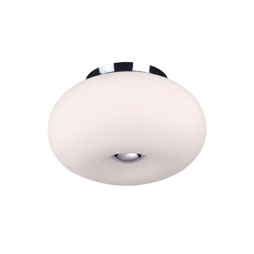 Eurofase Pop 2-Light Small Pendant, Chrome/Opal White - 12894-055