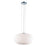 Eurofase Pop 3-Light Pendant, Chrome/Opal White - 12895-052