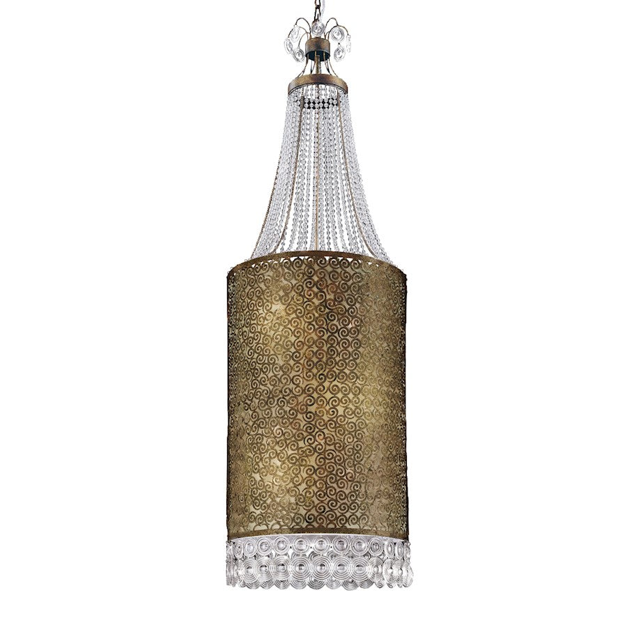 Eurofase Caramel 12 Light Pendant, Ancient Bronze - 19484-013