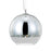 Eurofase Chromos 1-Light Medium Pendant, Chrome/Chrome/Clear - 20454-012