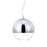 Eurofase Chromos 1-Light Large Pendant, Chrome/Chrome/Clear - 20455-019