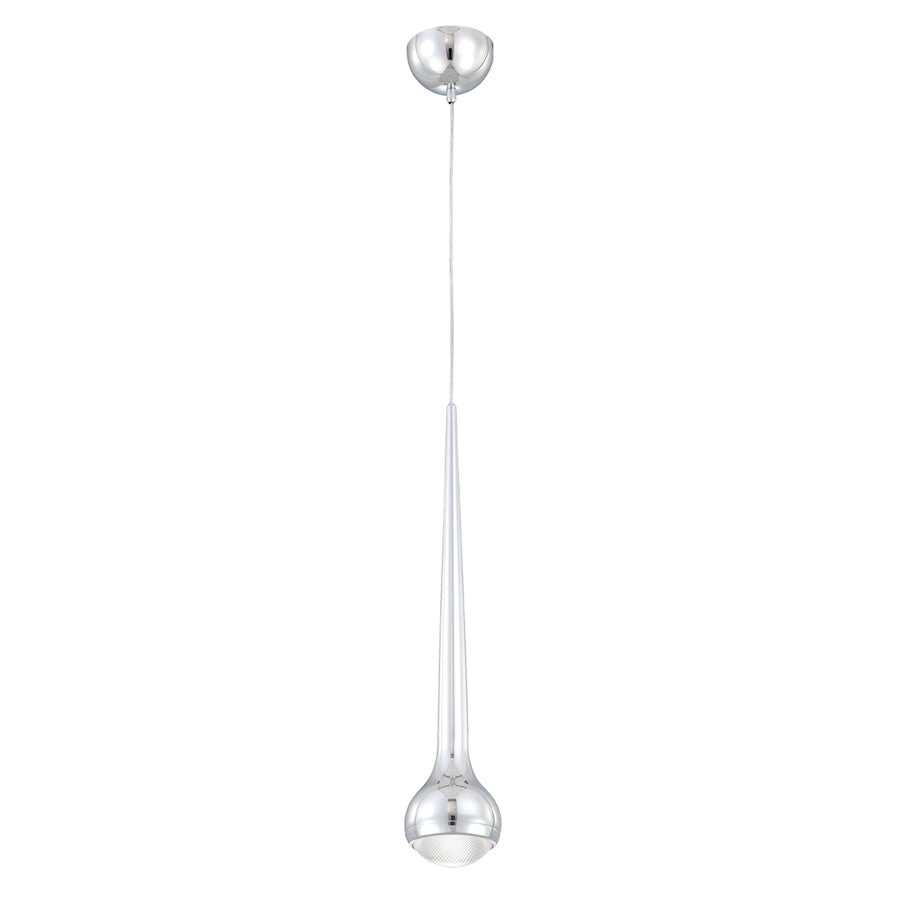 Eurofase Micro 4" Mini LED Pendant, Chrome - 22960-016