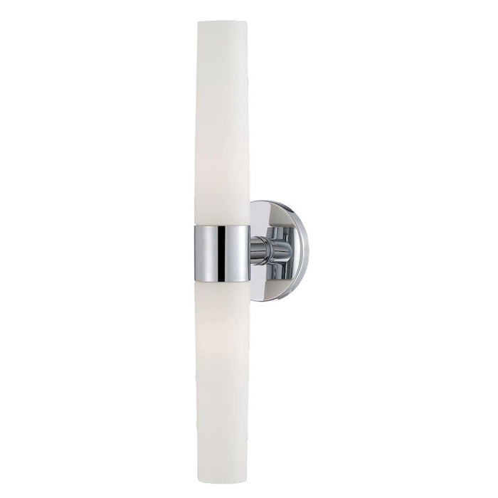 Eurofase Vesper 2-Light Wall Sconce, Chrome/Frosted - 23274-013