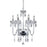 Eurofase Villa 6-Light Chandelier, Chrome/Clear - 26237-015