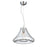 Eurofase Bloor 1-Light Large Pendant, Chrome/Clear - 26251-011