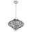 Eurofase Monica 6-Light Chandelier, Chrome/Chrome/Clear - 26330-013