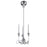 Eurofase Candela 3-Light Mini Chandelier, Chrome/Frosted - 26345-017