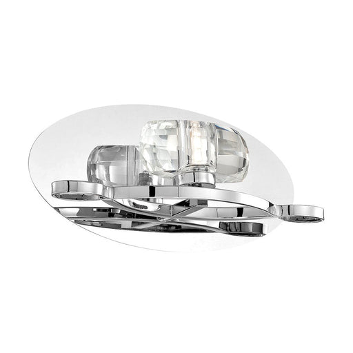 Eurofase Buca 1-Light Wall Sconce, Chrome/Clear - 26350-011