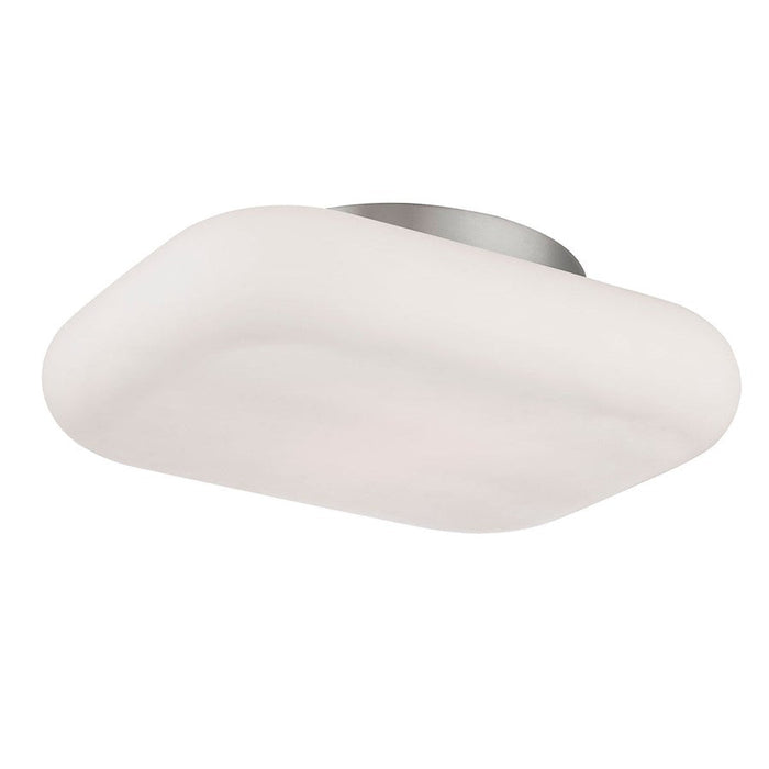 Eurofase Alma 2-Light LED Flushmount, Satin Nickel/Opal White - 26631-028