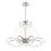 Eurofase Gambari 8-Light Chandelier, Satin Nickel/Clear - 28145-011