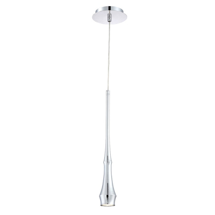 Eurofase Tala 1-Light Pendant, Chrome/Chrome - 28406-014