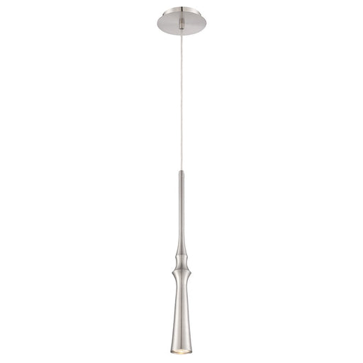 Eurofase Cani 1-Light Pendant, Satin Nickel/Satin Nickel - 28407-028