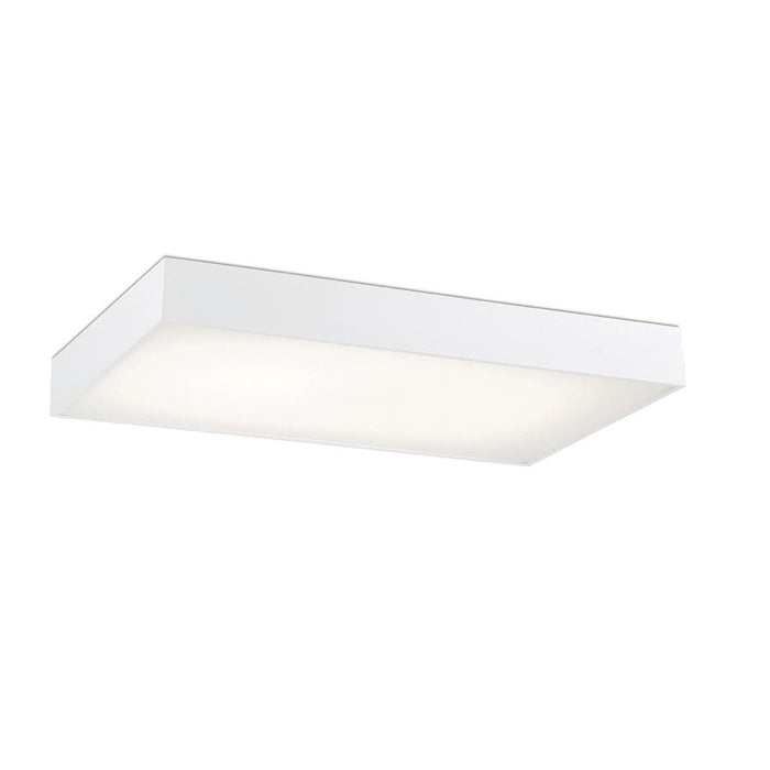 Eurofase Mac 1-Light 25" LED Flushmount, White/Frosted - 29003-30-023