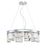 Eurofase Lumino 10-Light Chandelier, Chrome/Clear - 29079-018