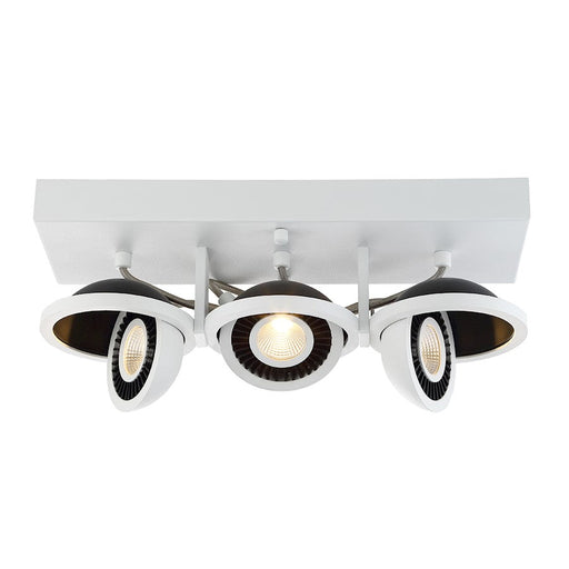 Eurofase Vision 3-Light Track LED 4.5" Surface, WhiteBlack - 29488-018