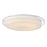 Eurofase Logen 1-Light LED Flushmount, White/Clear Opal And White - 29816-019