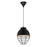 Eurofase Brampton 1-Light Pendant, Black/Black - 30013-032