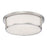 Eurofase Java 1-Light LED Flushmount, Satin Nickel/White - 30140-011