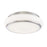 Eurofase Muir 1-Light Large LED Flushmount, Satin Nickel/Opal White - 30141-018