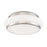 Eurofase Muir 1-Light Small LED Flushmount, Satin Nickel/Opal White - 30142-015