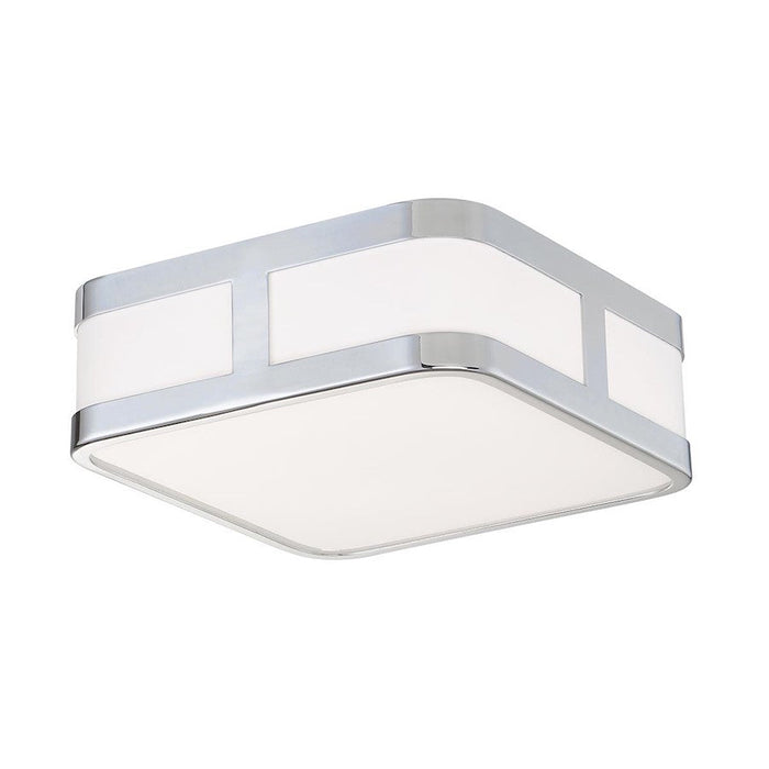 Eurofase Flynn 1-Light Large LED Flushmount, Chrome/White - 30157-019