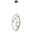 Eurofase Peralta LED Pendant, Bronze/Gold - 31406-017