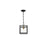 Eurofase Bentley 1 Light Pendant, Black Frame/Bronze