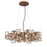 Eurofase Patton 7-Light Chandelier, Bronze/Bronze/stone - 31836-012