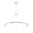 Eurofase Valley Large LED Pendant, Chrome/Opal White - 31860-017