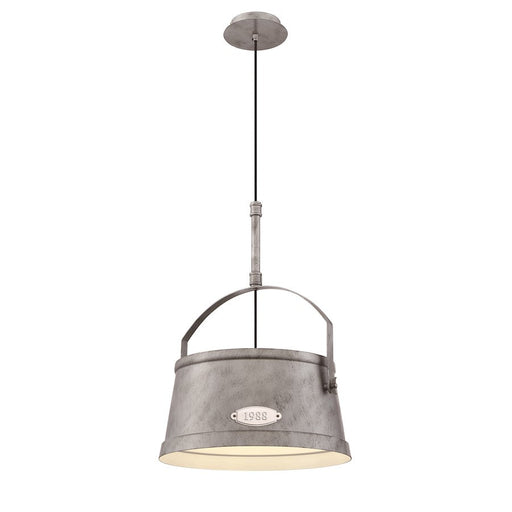 Eurofase Turin 1-Light Large Pendant, Antique Silver - 31871-013