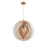 Eurofase Abruzzo 1-Light 23" Large Pendant, Natural Wood - 31872-010