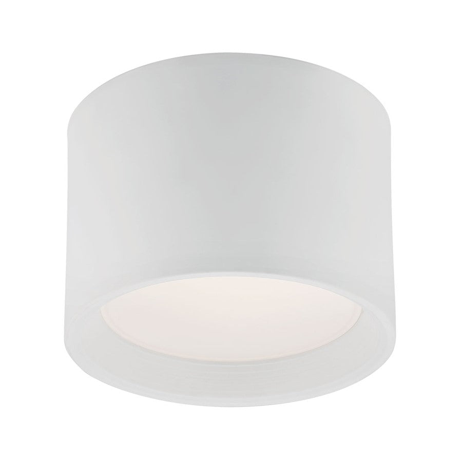 Eurofase Benton 1-Light Small LED Flushmount, White/Frosted - 32683-011