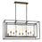 Eurofase Affilato 10-Light Rectangular Chandelier, Black/Clear - 33698-014