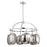 Eurofase Havendale 6-Light Chandelier, Polished Nickel/Mercury - 33712-017