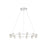 Eurofase Netto Medium LED Chandelier, Chrome/Clear - 33725-017